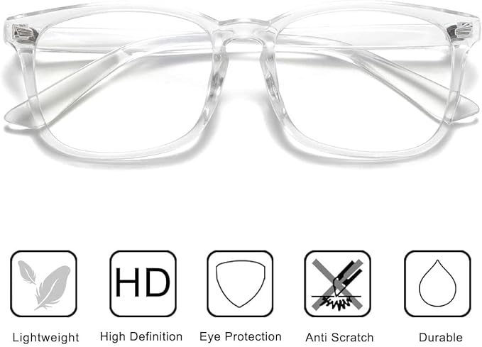 Showday Transparent Eyeglass For Women and Men